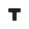5S Supplies 5S Corner Markers, 2 in W., 6 in L., 0.003 in Thickness, 25 PK VST-ROUND-BLACK - alternate 1